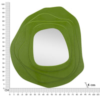 Specchio con Cornice MF477, Verde, MDF, 90x4x97 cm, Seven Design