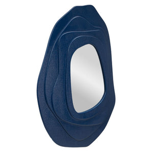 Specchio con Cornice MF478, Blu, MDF, 90x4x97 cm, Seven Design