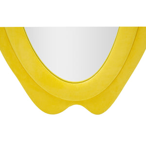 Specchio con Cornice MF467, Giallo, MDF, 40x4x160 cm, Seven Design