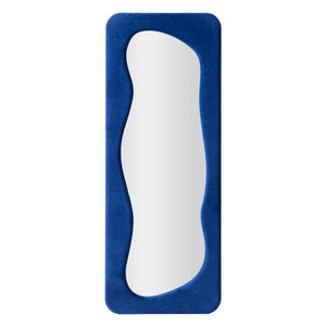 Specchio con Cornice MF461, Blu, MDF, 40x4x160 cm, Seven Design