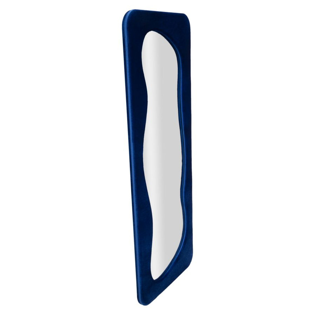 Specchio con Cornice MF461, Blu, MDF, 40x4x160 cm, Seven Design