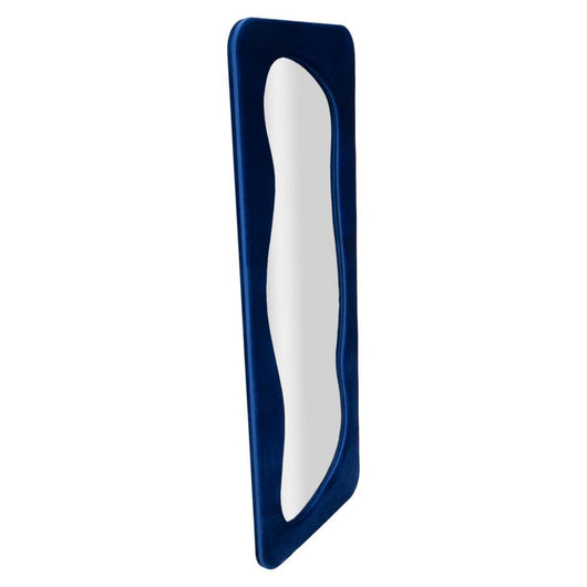 Specchio con Cornice MF461, Blu, MDF, 40x4x160 cm, Seven Design