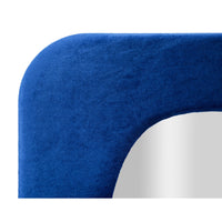 Specchio con Cornice MF461, Blu, MDF, 40x4x160 cm, Seven Design