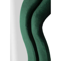 Specchio con Cornice Onde 4, Verde, MDF, 58x4x160 cm, Seven Design