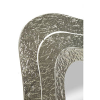 Specchio con Cornice MF507, Argento, Metallo, 74x7x79 cm, Seven Design