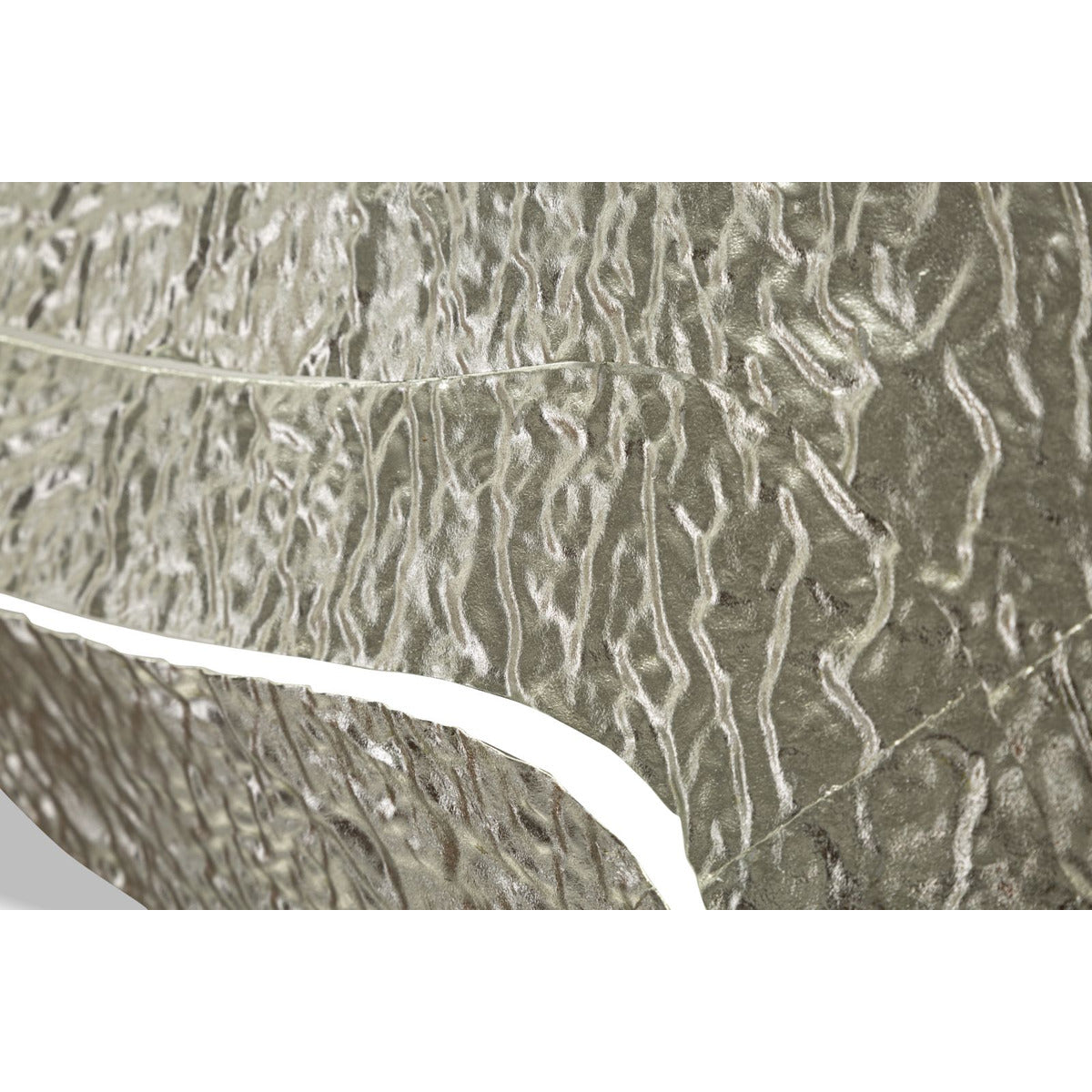 Specchio con Cornice MF507, Argento, Metallo, 74x7x79 cm, Seven Design