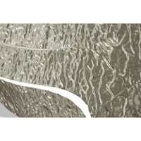 Specchio con Cornice MF507, Argento, Metallo, 74x7x79 cm, Seven Design