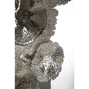 Specchio con Cornice MF506, Argento, Metallo, 85x7x80,6 cm, Seven Design