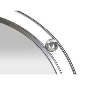 Specchio con Cornice MF506, Argento, Metallo, 85x7x80,6 cm, Seven Design