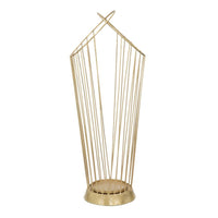 Porta Ombrelli MF328, Oro, Metallo, 26,5x23x68,5 cm, Seven Design