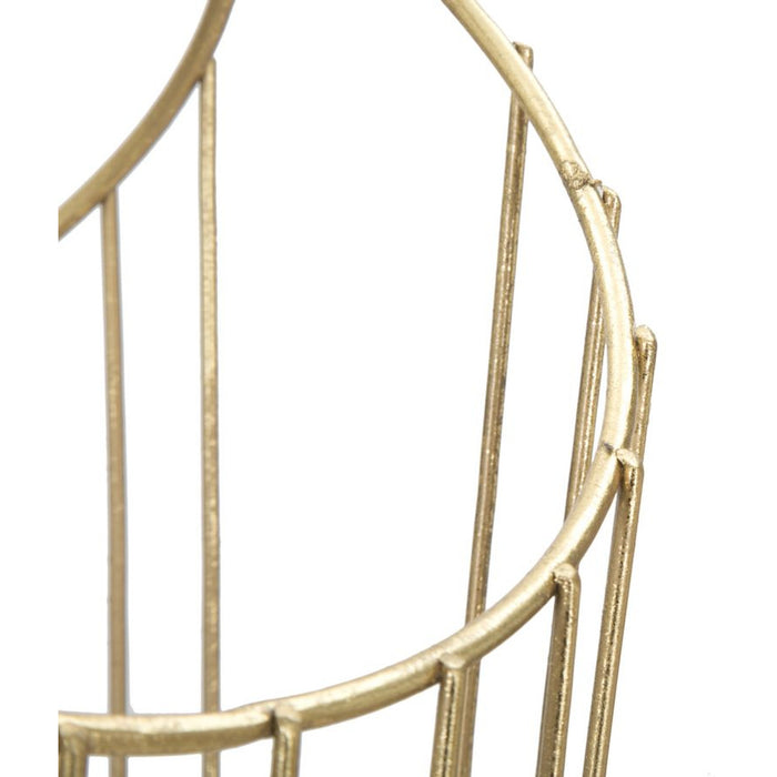 Porta Ombrelli MF328, Oro, Metallo, 26,5x23x68,5 cm, Seven Design