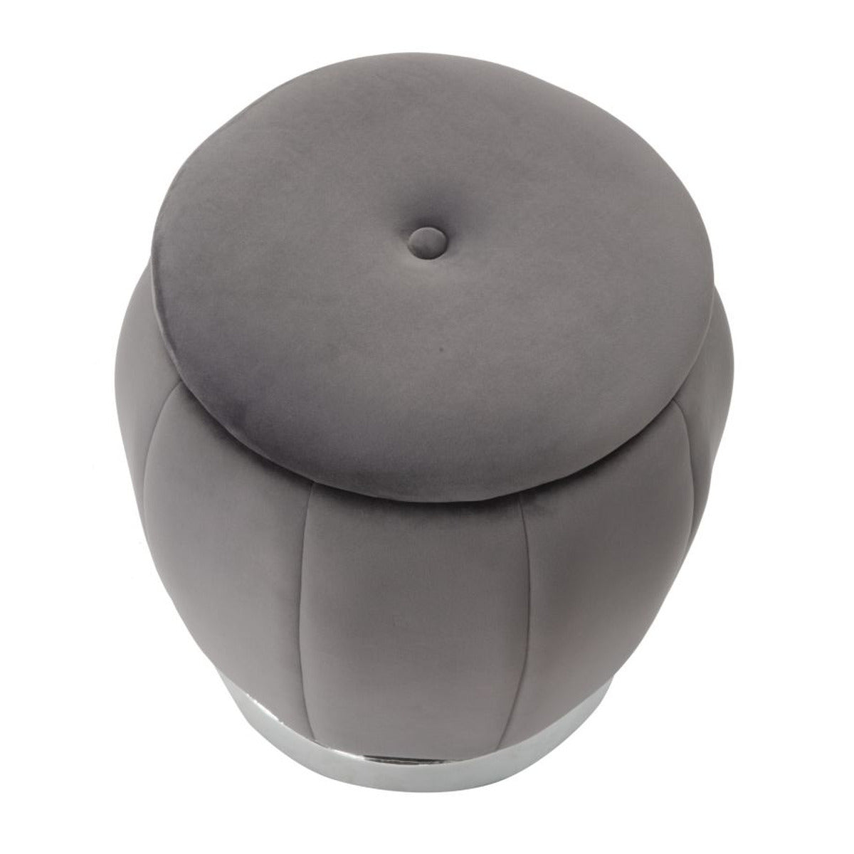 Pouf MF356, Grigio, Legno, 43x43x43 cm, Seven Design