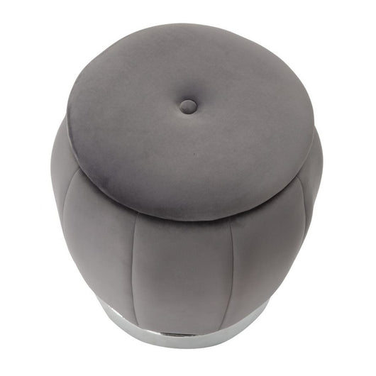 Pouf MF356, Grigio, Legno, 43x43x43 cm, Seven Design