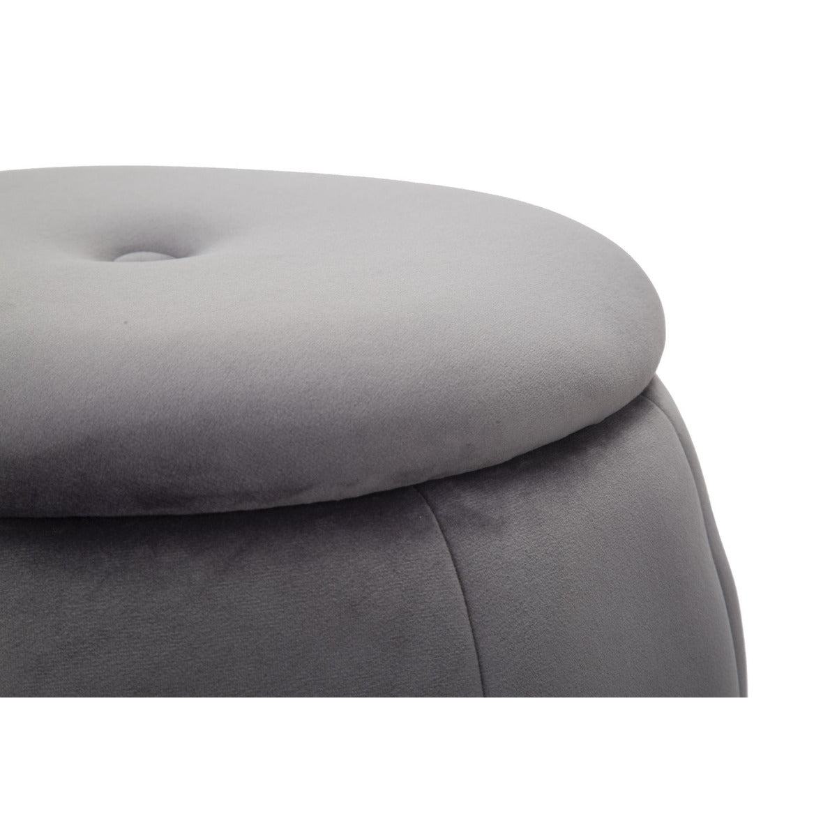 Pouf MF356, Grigio, Legno, 43x43x43 cm, Seven Design