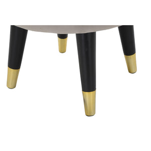 Sgabello Basso MF456, Grigio, Legno, 35x35x40,5 cm, Seven Design