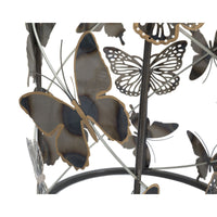 Tavolino Farfalla 34, Multicolore, Metallo, 41,3x41,3x55 cm, Seven Design