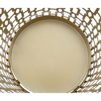 Porta Ombrelli MF333, Oro, Metallo, 22,5x22,5x47,5 cm, Seven Design