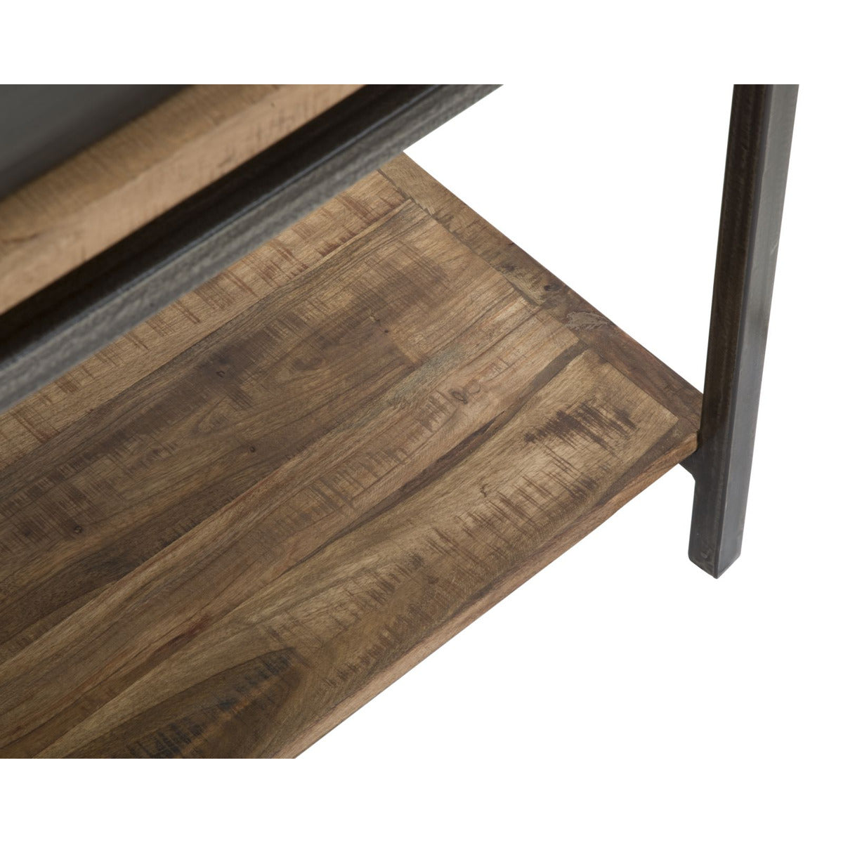 Tavolo Consolle MF602, Marrone, Legno, 118x40x80 cm, Seven Design