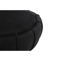 Pouf MF360, Nero, Tessuto, 40x40x44 cm, Seven Design