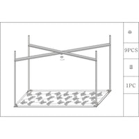 Tavolo Consolle MF629, Oro, Metallo, 100x35x80 cm, Seven Design