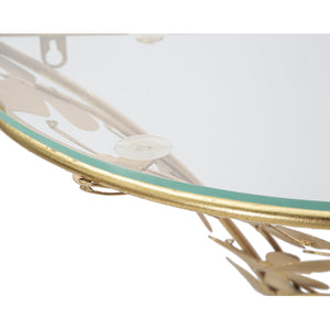 Mensola Farfalla 19, Oro, Metallo, 44,5x24,5x34,5 cm, Seven Design