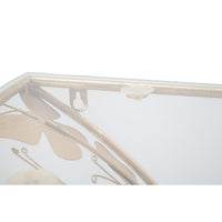 Mensola Farfalla 19, Oro, Metallo, 44,5x24,5x34,5 cm, Seven Design