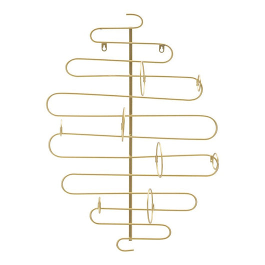 Porta Bottiglie MF326, Oro, Metallo, 53x13x72 cm, Seven Design