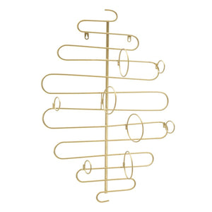 Porta Bottiglie MF326, Oro, Metallo, 53x13x72 cm, Seven Design