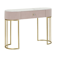 Tavolo Consolle MF616, Rosa, Legno, 100x40x75 cm, Seven Design