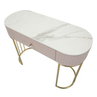 Tavolo Consolle MF616, Rosa, Legno, 100x40x75 cm, Seven Design