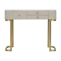 Tavolo Consolle MF604, Beige, Legno, 100x40x80 cm, Seven Design