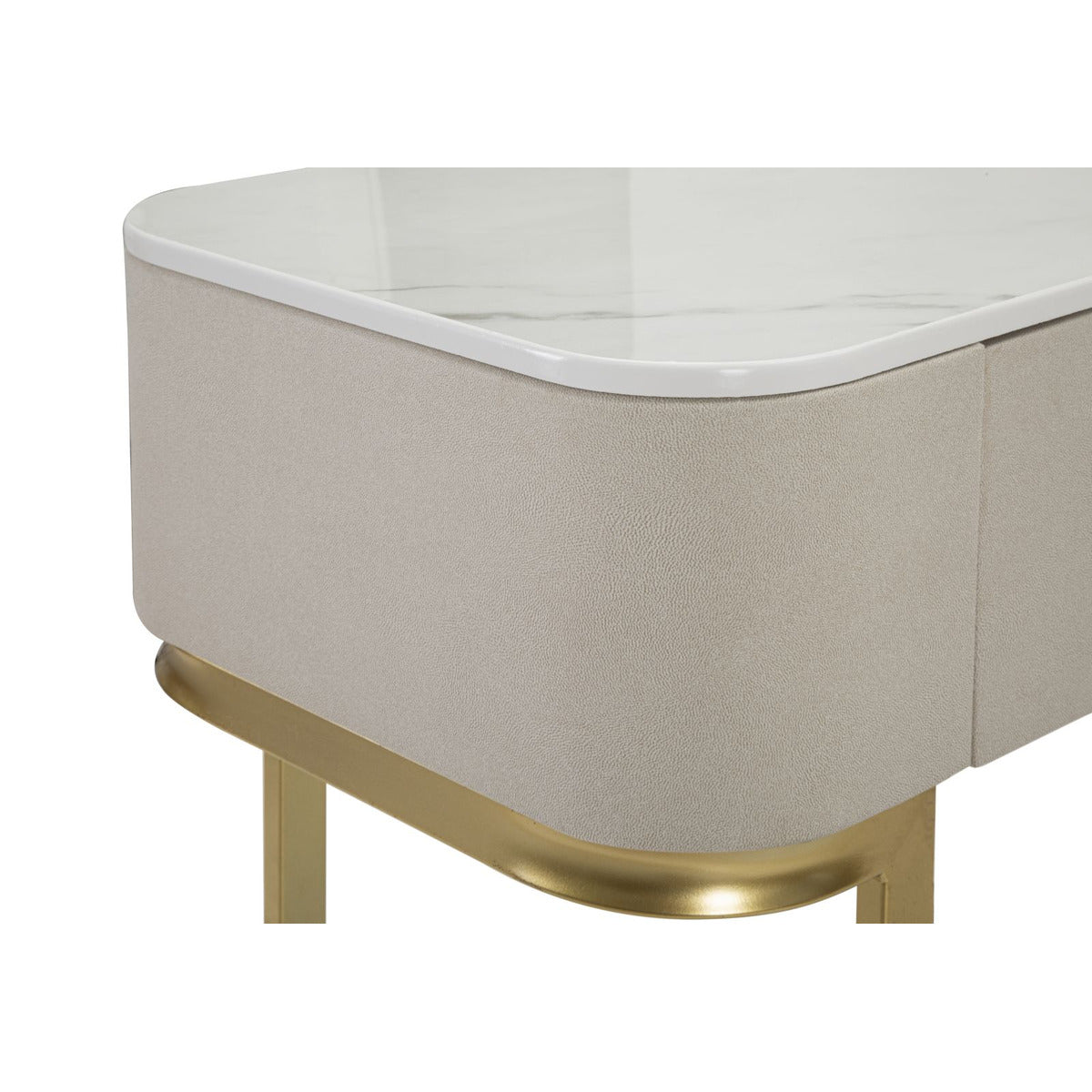 Tavolo Consolle MF604, Beige, Legno, 100x40x80 cm, Seven Design