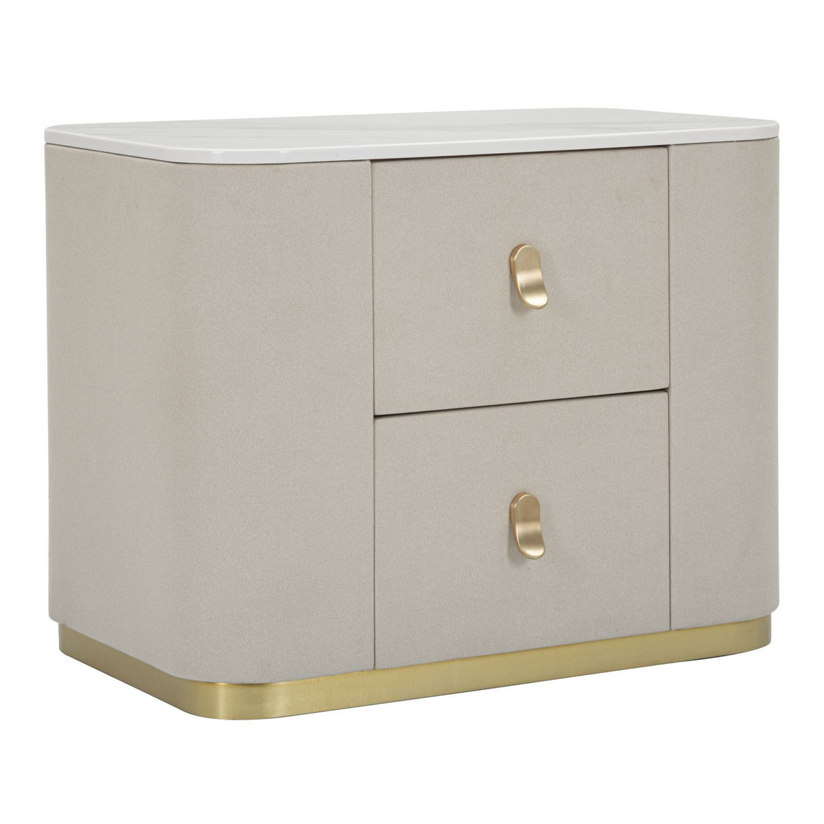 Comodino MF9, Beige, Legno, 60x40x47 cm, Seven Design