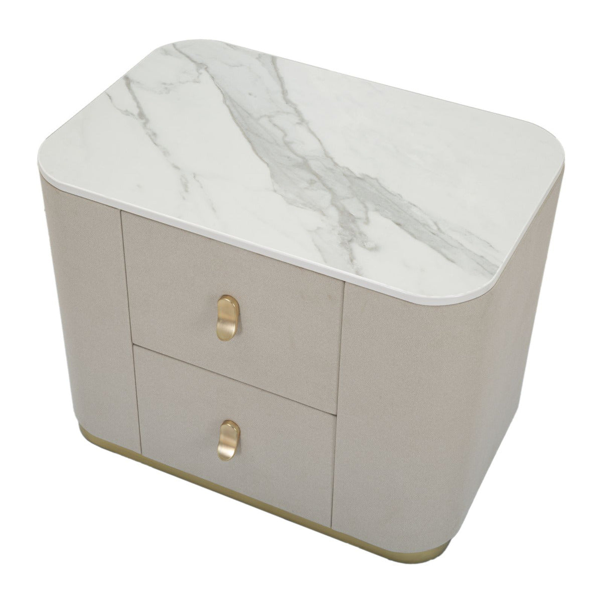 Comodino MF9, Beige, Legno, 60x40x47 cm, Seven Design