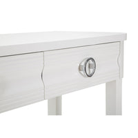 Tavolo Consolle MF603, Bianco, Legno, 110x40x82 cm, Seven Design