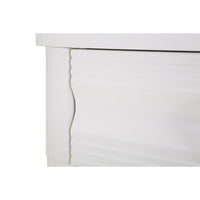 Tavolo Consolle MF603, Bianco, Legno, 110x40x82 cm, Seven Design