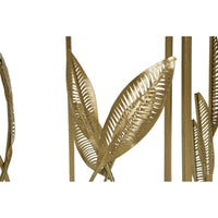 Tavolino Gogli, Oro, Metallo, 35x35x65,5 cm, Seven Design