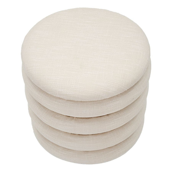 Pouf MF362, Marrone, Cotone, 40x40x42 cm, Seven Design