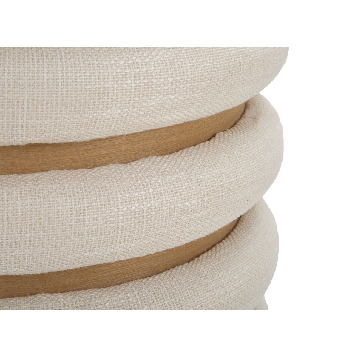 Pouf MF362, Marrone, Cotone, 40x40x42 cm, Seven Design