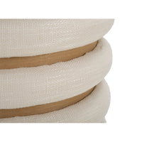 Pouf MF362, Marrone, Cotone, 40x40x42 cm, Seven Design