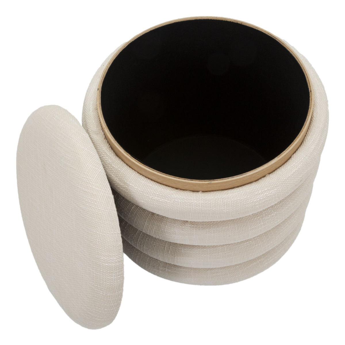 Pouf MF362, Marrone, Cotone, 40x40x42 cm, Seven Design