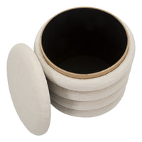 Pouf MF362, Marrone, Cotone, 40x40x42 cm, Seven Design