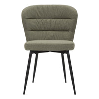 Set di 2 Sedie MF379, Verde, Metallo, 58x60,5x85 cm, Seven Design