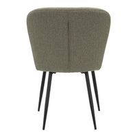 Set di 2 Sedie MF379, Verde, Metallo, 58x60,5x85 cm, Seven Design