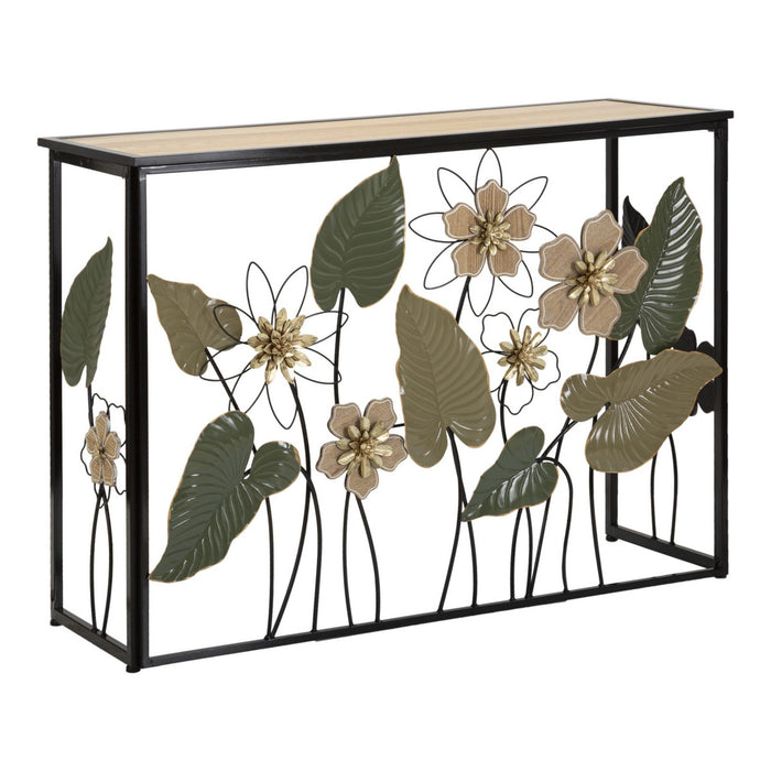 Tavolo Consolle Natura 2, Multicolore, Metallo, 108x36,8x80 cm, Seven Design