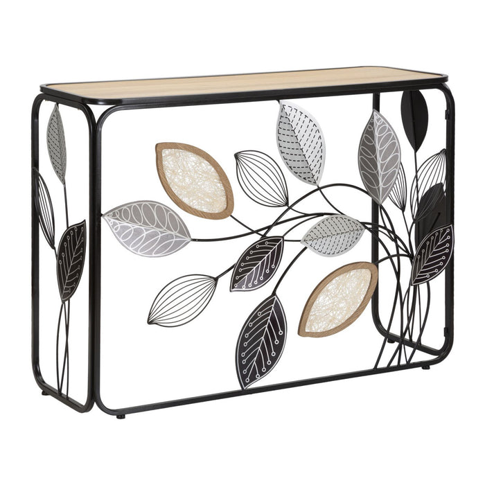 Tavolo Consolle Natura 3, Multicolore, Metallo, 108x36,8x80 cm, Seven Design