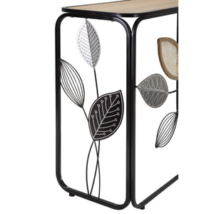 Tavolo Consolle Natura 3, Multicolore, Metallo, 108x36,8x80 cm, Seven Design