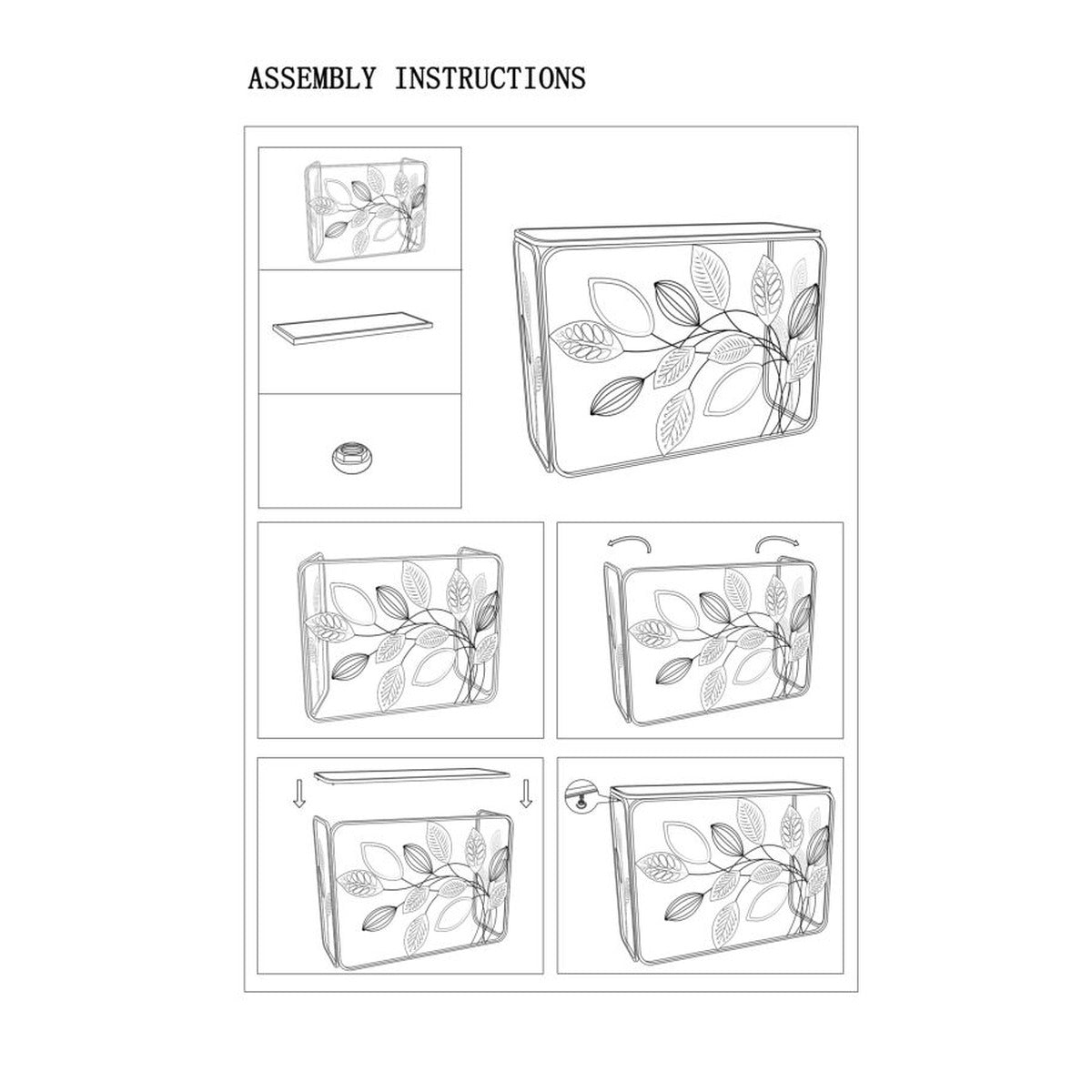 Tavolo Consolle Natura 3, Multicolore, Metallo, 108x36,8x80 cm, Seven Design