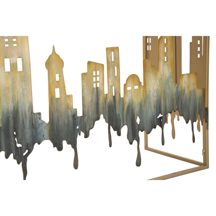 Tavolo Consolle Natura 1, Multicolore, Metallo, 110x38,5x81 cm, Seven Design