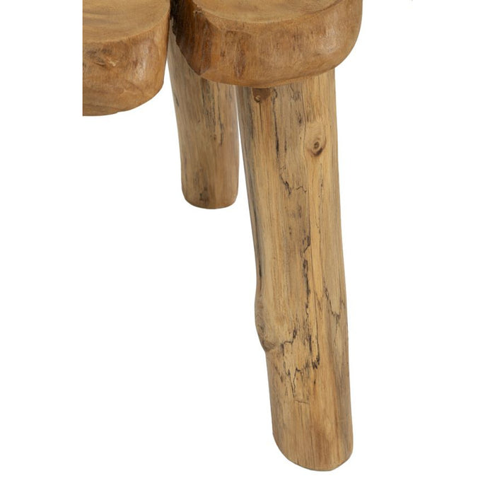 Tavolino Natura 14, Marrone, Legno, 47x50x50 cm, Seven Design